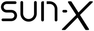 sun-X Logo schwarz gross